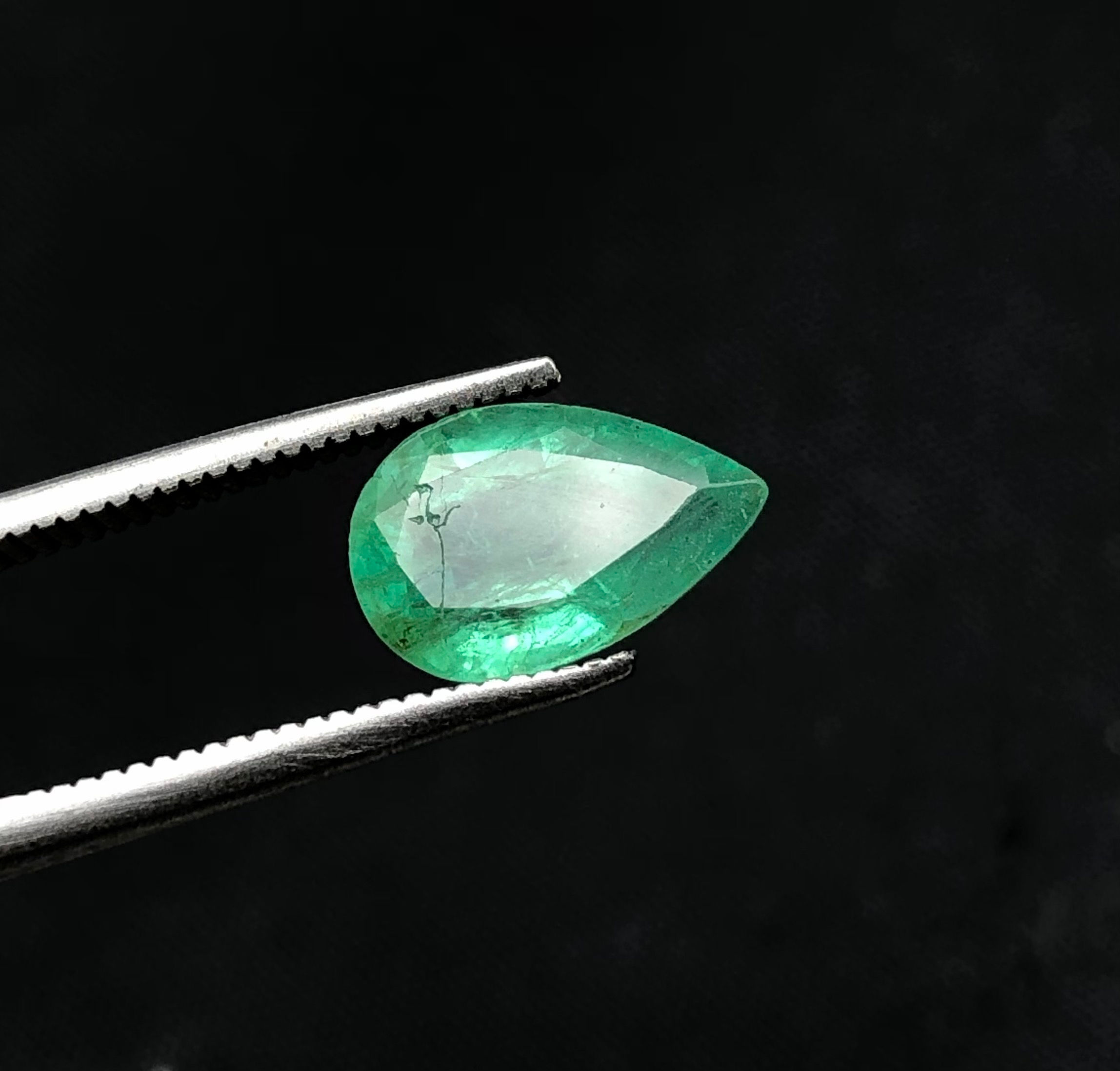 1.91 Carat Natural Emerald Zambian Faceted Gemstone