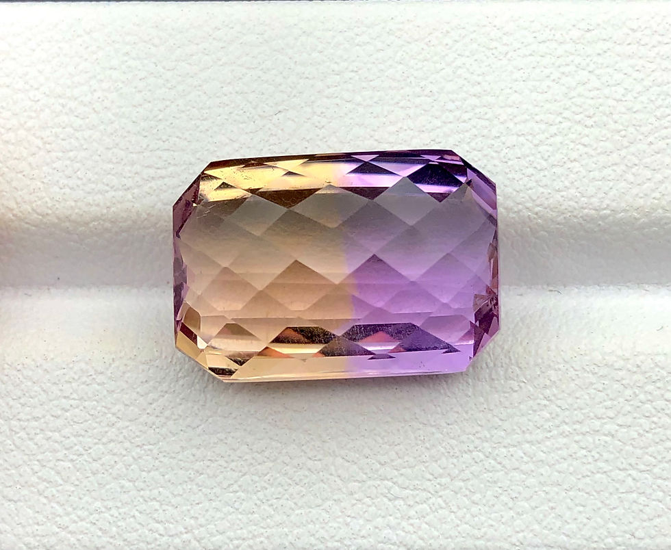15.0 Carat Natural Ametrine Top Quality Faceted Gemstone
