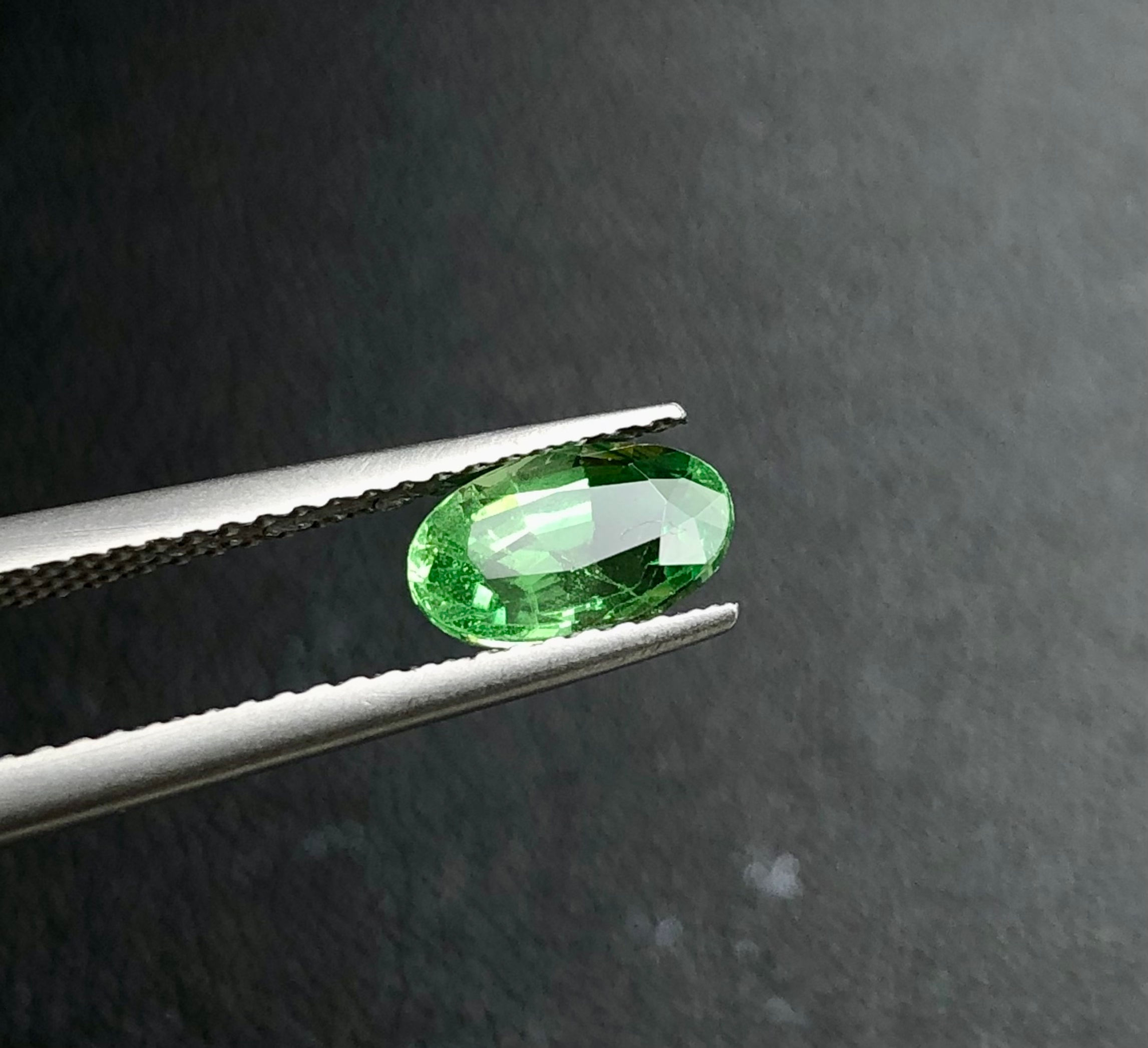 1.28 Carat Certified Natural Tsavorite Garnet Faceted Gemstone