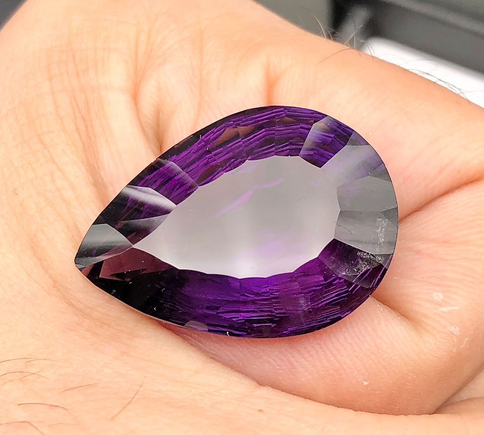35.95 Carat Natural Amethyst Faceted Gemstone