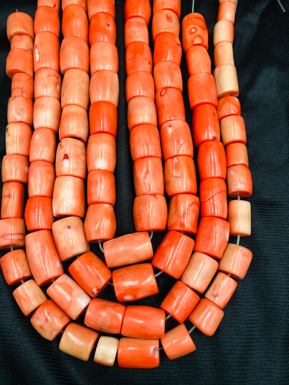 Thumbnail: Natural Coral Beads Strands Length 15inc