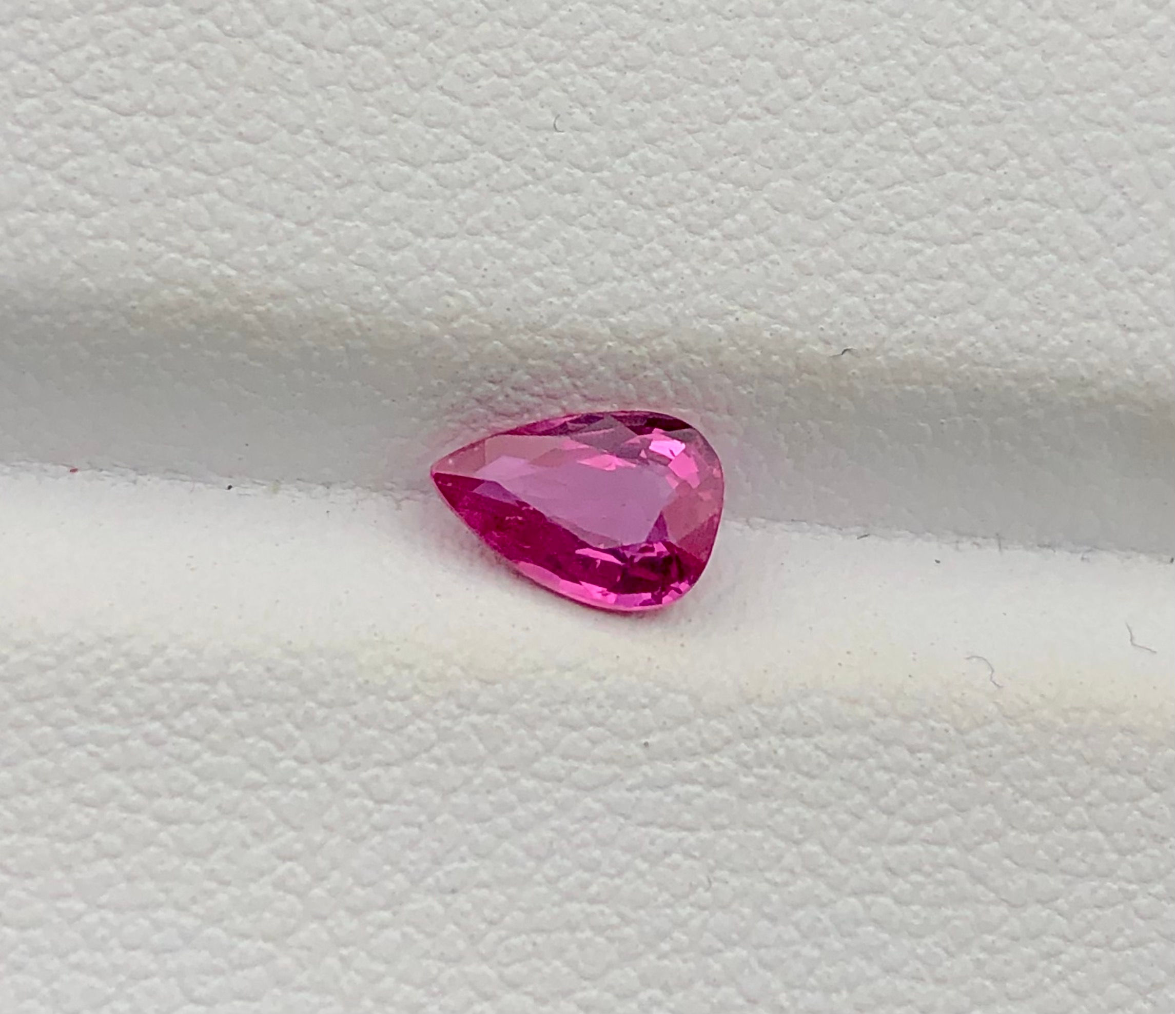 0.78 Carat Natural Ruby Certified Faceted Gemstone