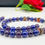 Thumbnail: Natural Lapis Lazuli & Amethyst Necklace exclusive Design by Rakapoishi