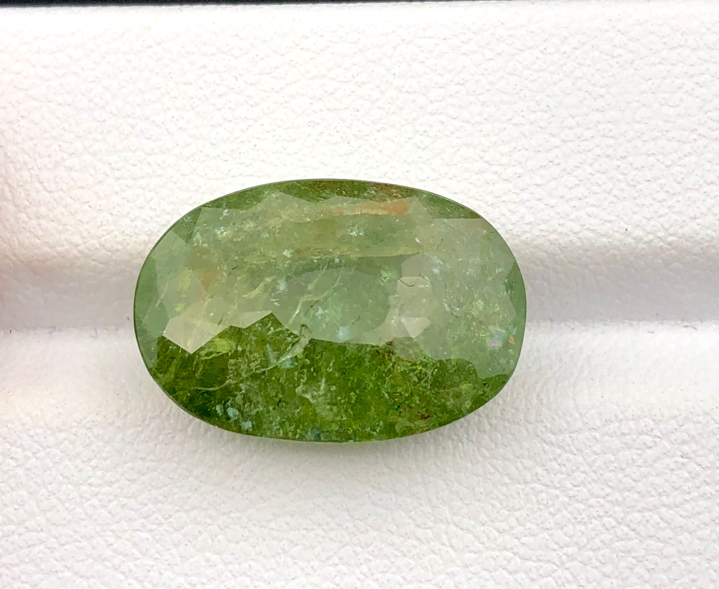 12.66  Carat Natural Copper Tourmaline Faceted Gemstone