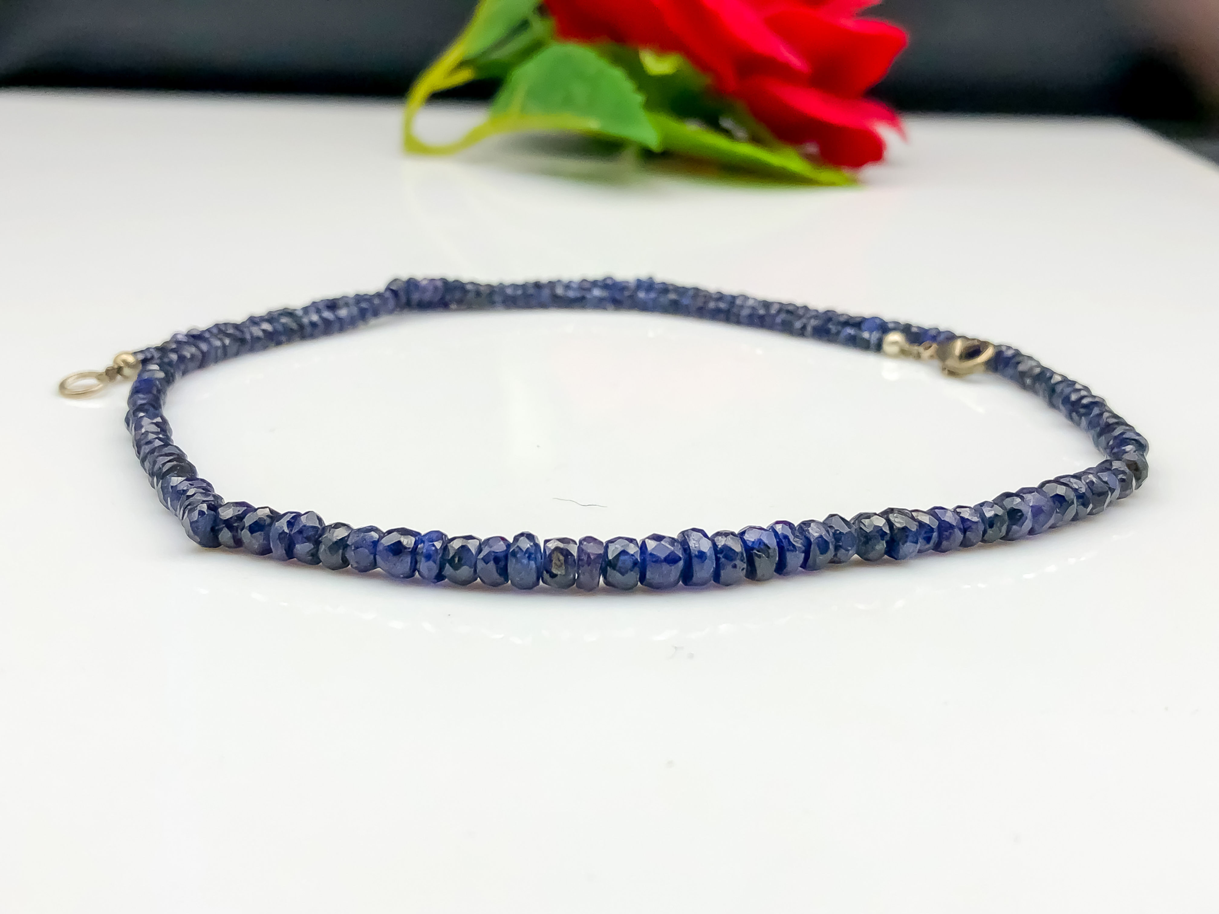 Natural Sapphire Necklace exclusive Design by Rakapoi