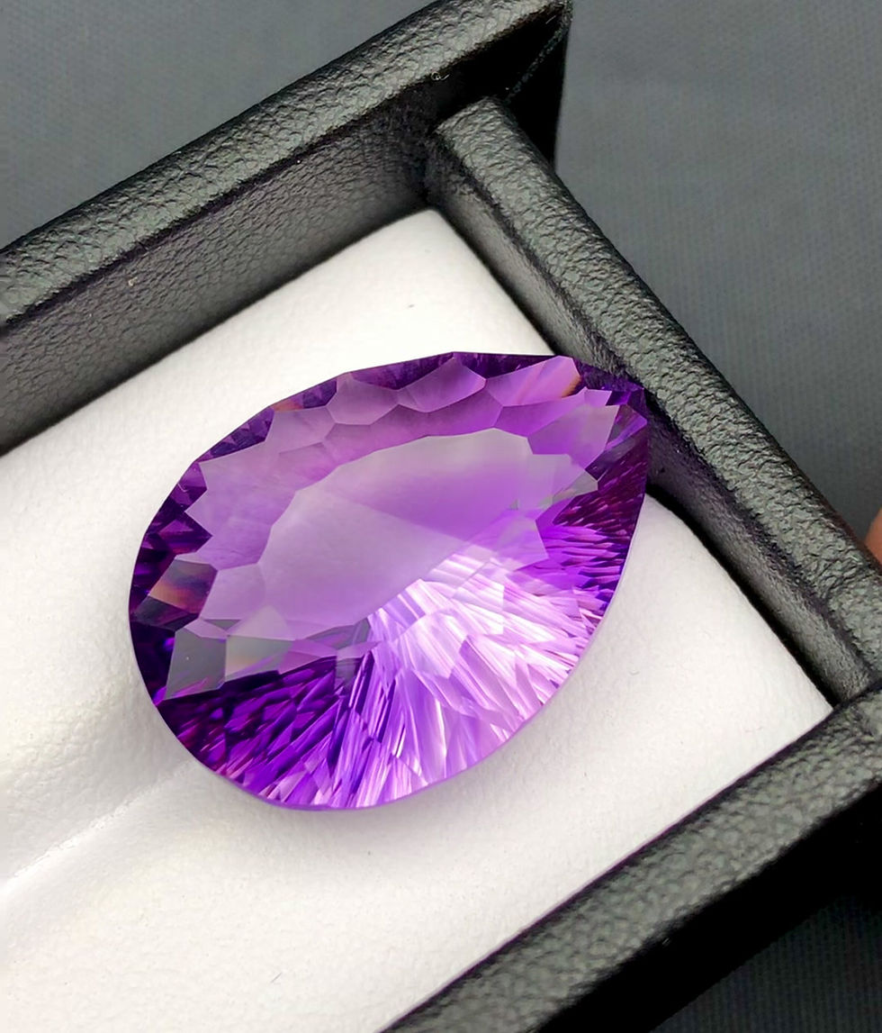 Thumbnail: 26.18 Carat Natural Amethyst Faceted Gemstone