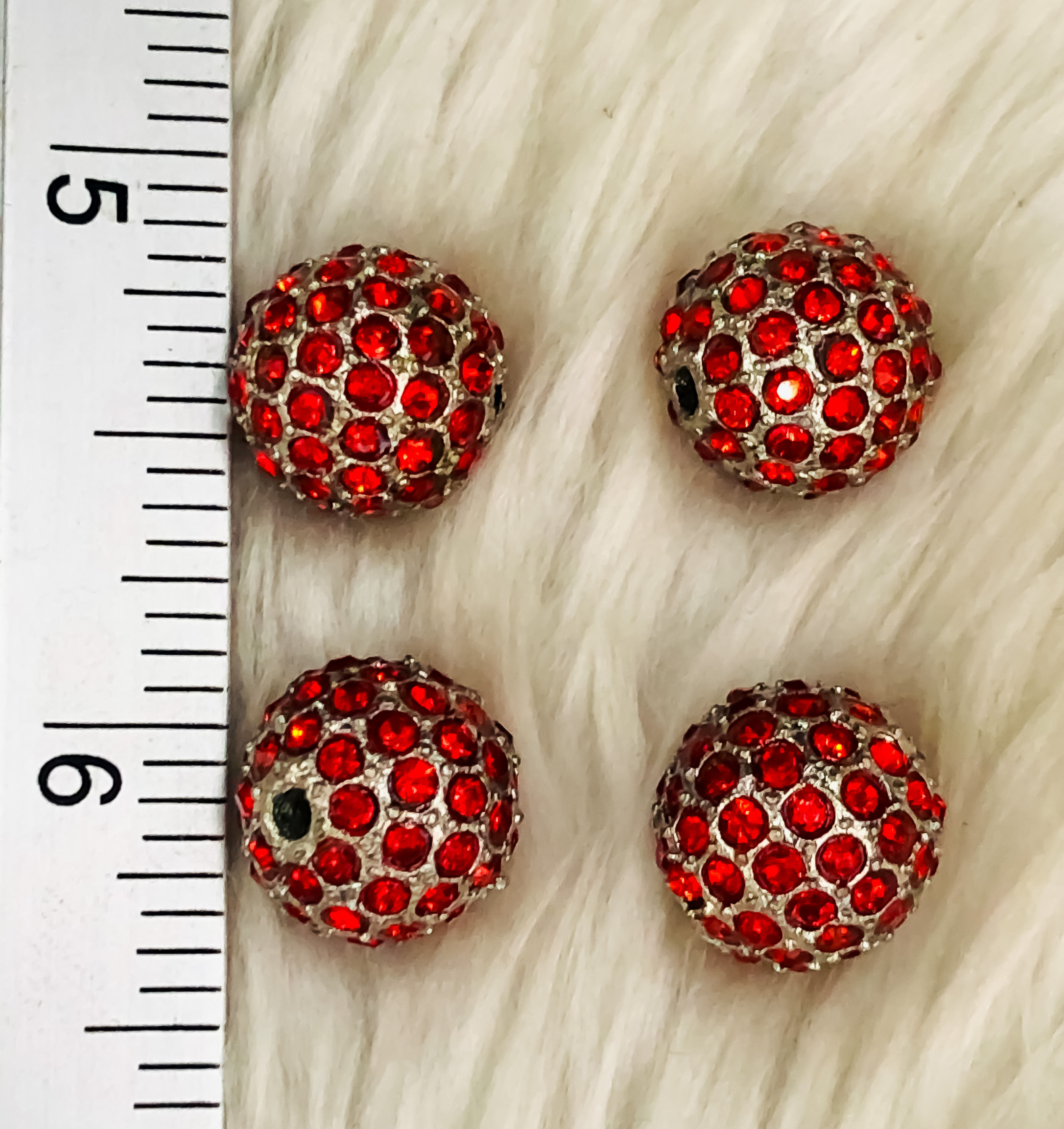 Beautiful Handmade Brass With Natural Stone Spacer Beads DIY Accessories