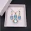 Thumbnail: Natural good color BB sky blue topaz jewelry set Ring Necklaces and earrings 925