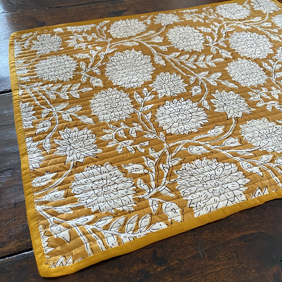 Thumbnail: Quilted cotton placemats