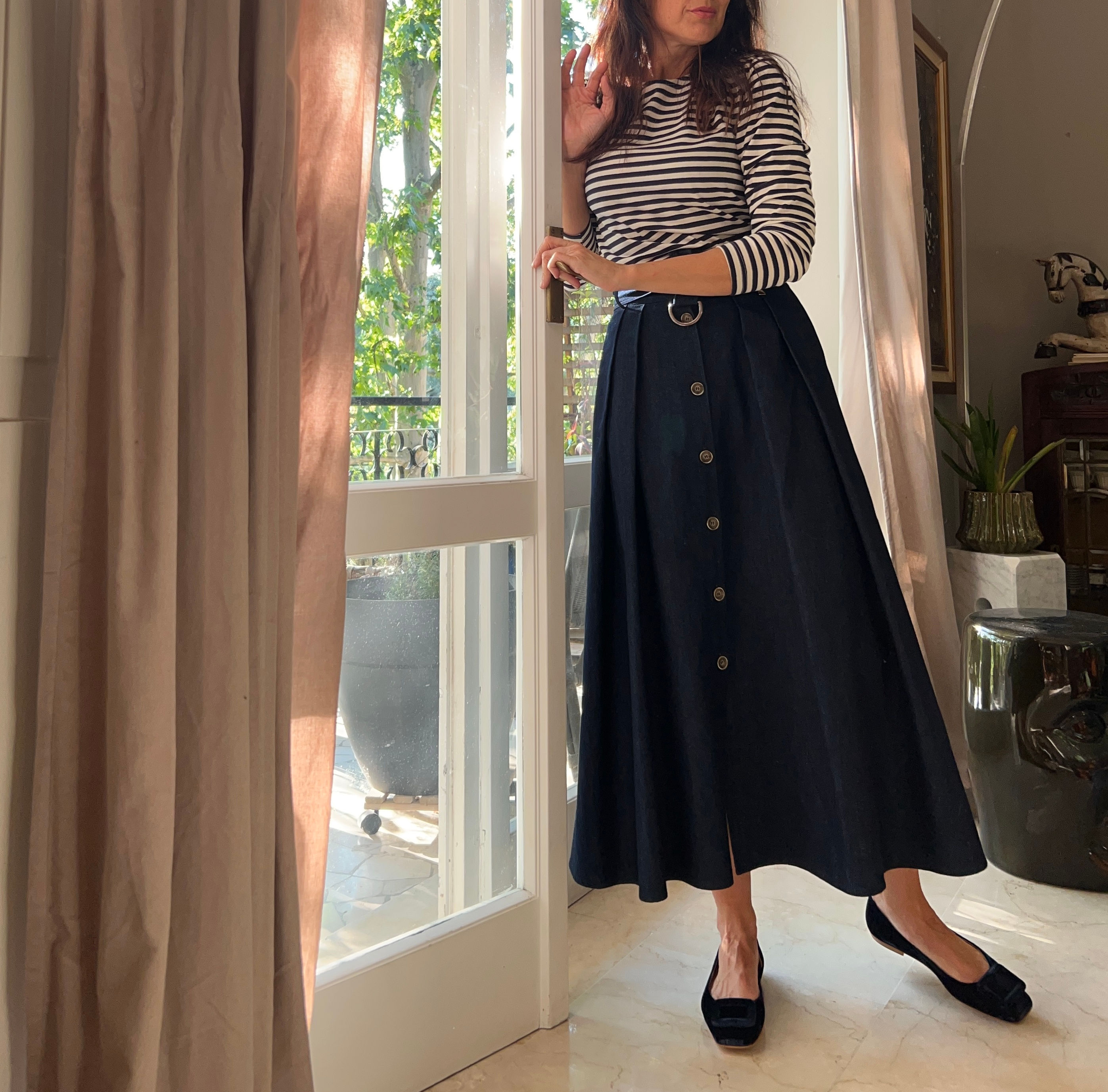 Gonna lunga di jeans 