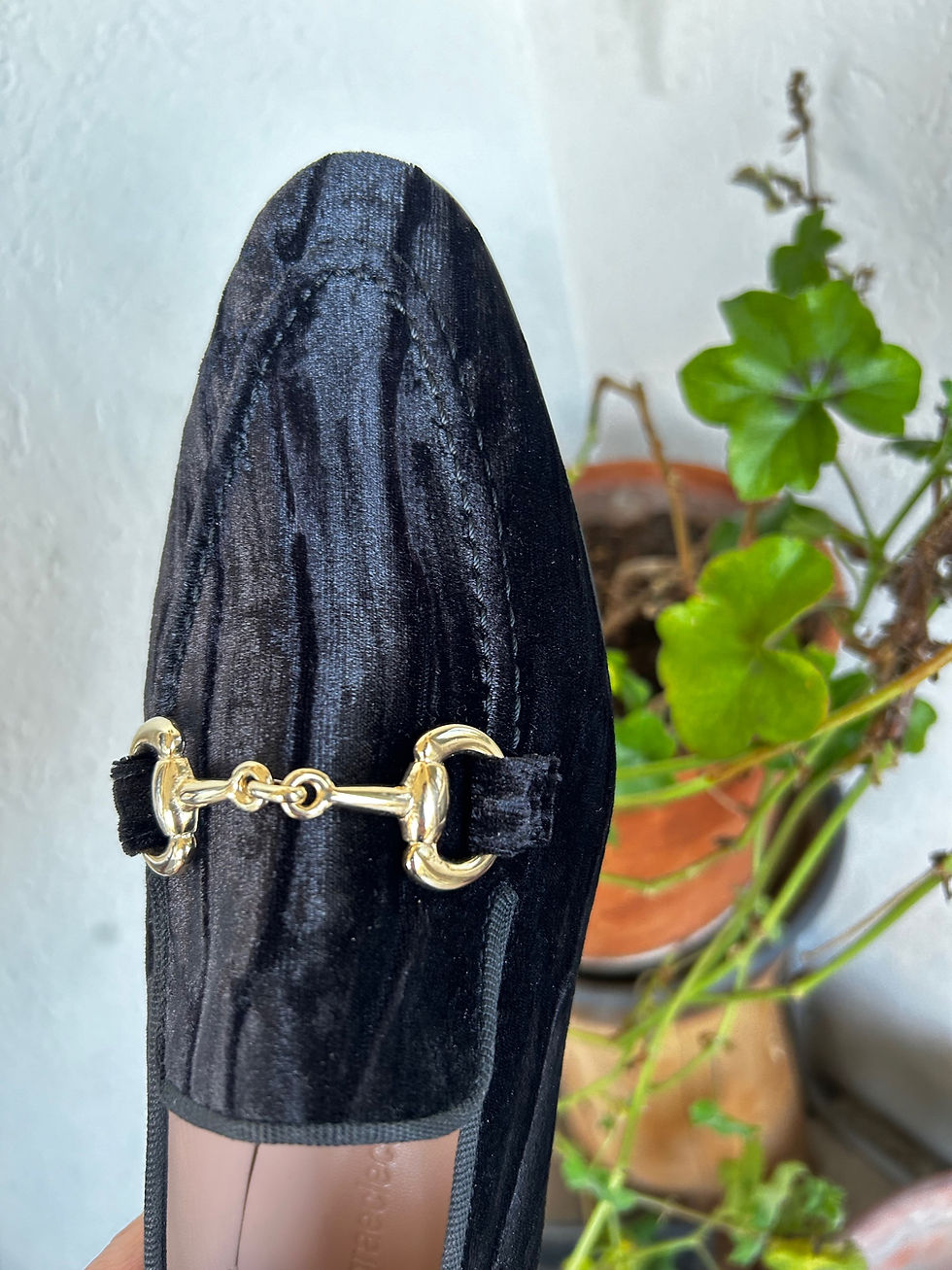Miniatura: Mocassini velluto nero SALDO 