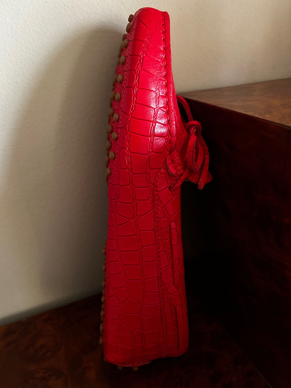 Miniatura: Mocassini gomm rosso  SALDO