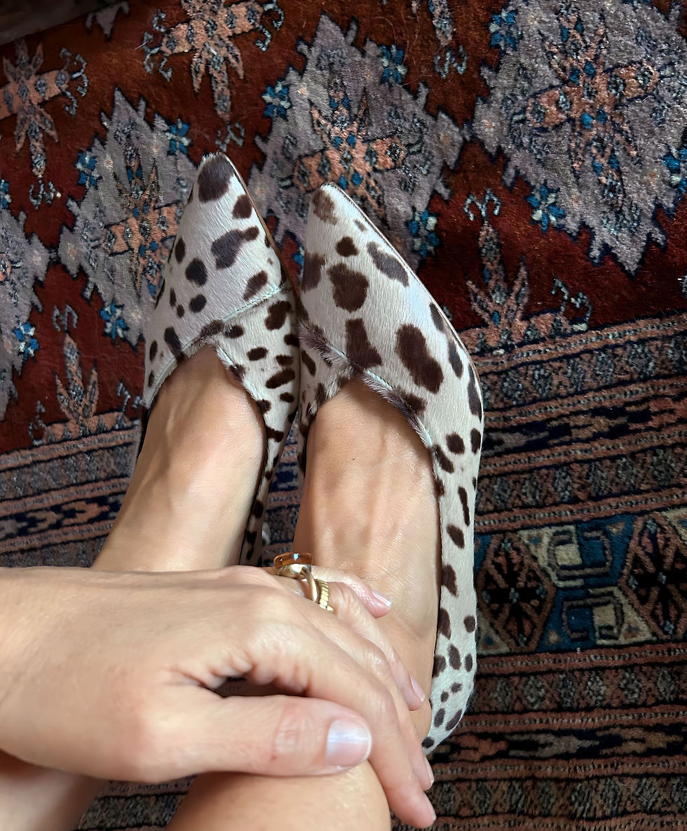 Miniatura: Décolleté animalier marrone 