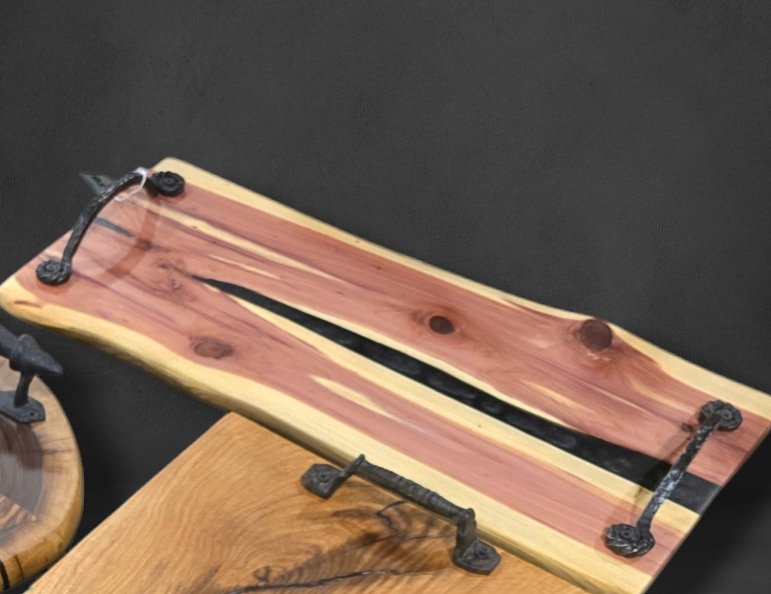 Cedar and Epoxy Serving Tray