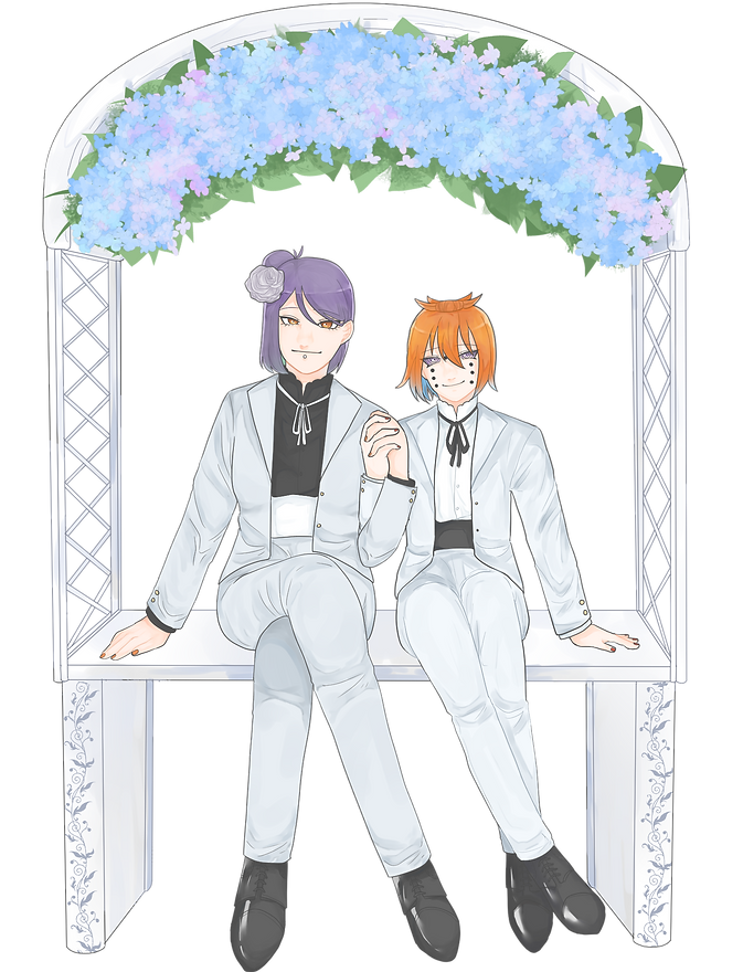 [웨딩합작] 탐욕_코난x축생도_일러스트.png