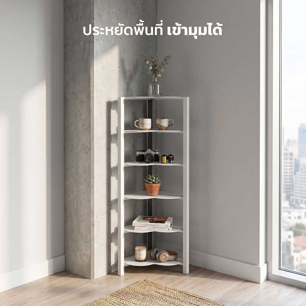 เปลี่ยน "มุมเสา" ที่ไร้ค่า ให้เป็นพื้นที่ใช้สอยสุดปัง ด้วยไอเดียแต่งห้องสไตล์มินิมอล