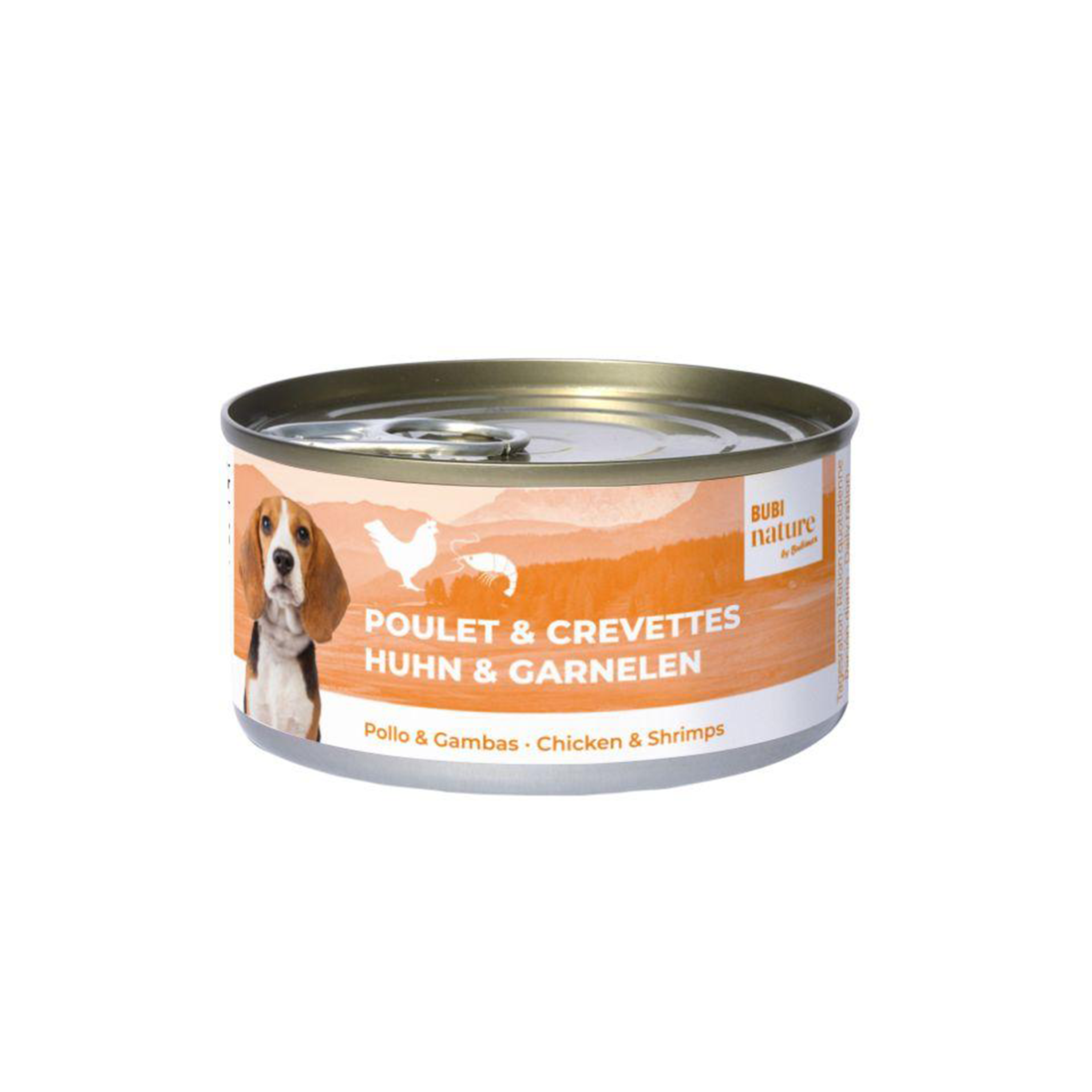 PÂTÉE POUR CHIEN BUBI NATURE BUBIMEX® - POULET/CREVETTES - 70G