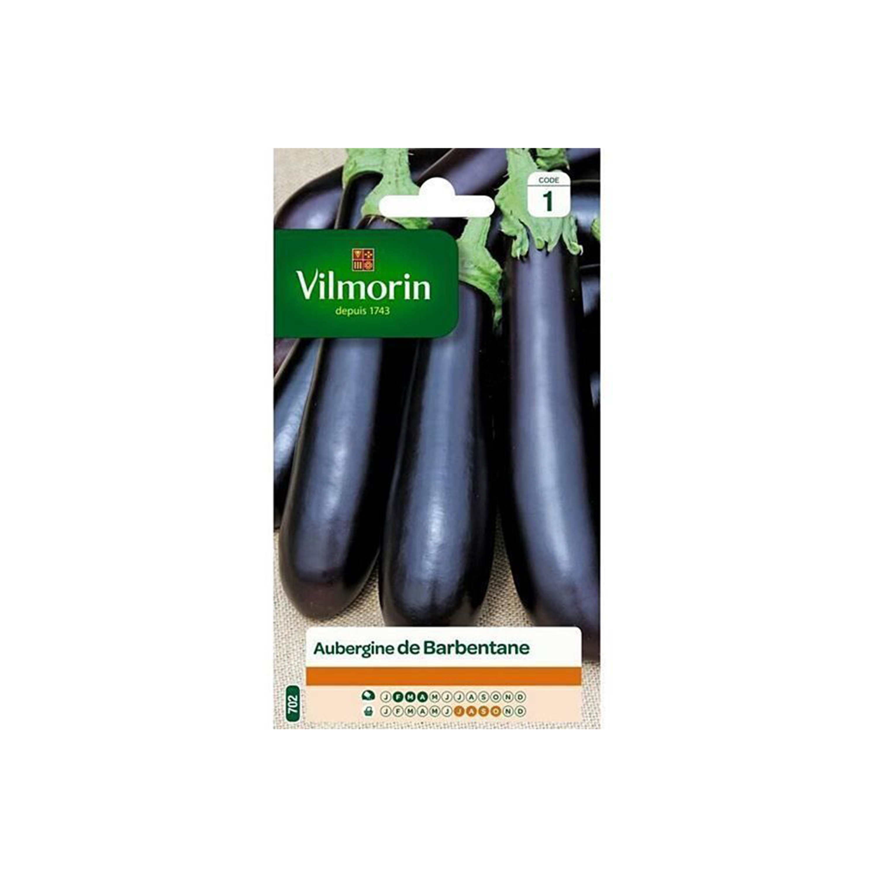 GRAINES AUBERGINE DE BARBENTANE VILMORIN®