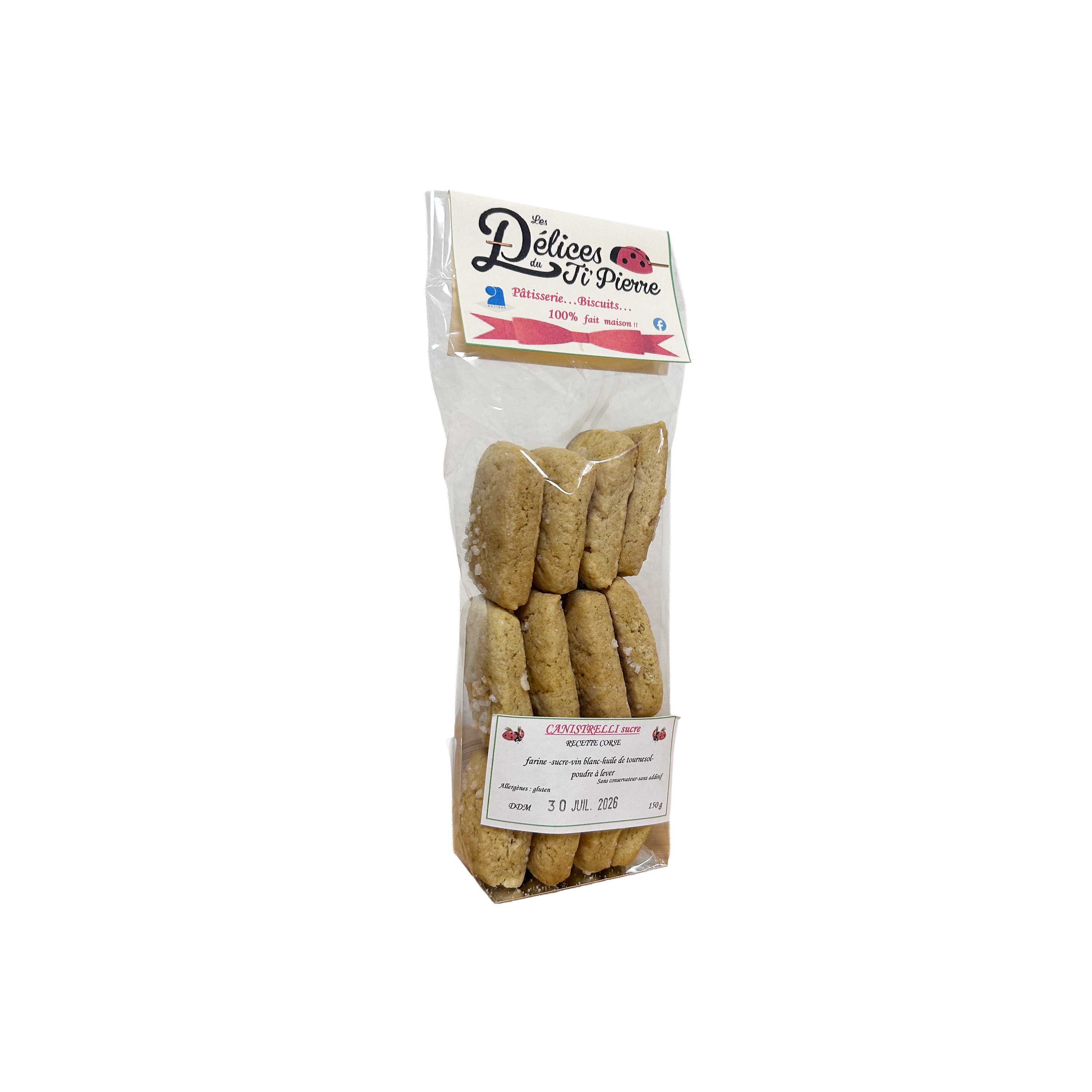 CANISTRELLI SUCRE LES DÉLICES DU TI'PIERRE - 150G