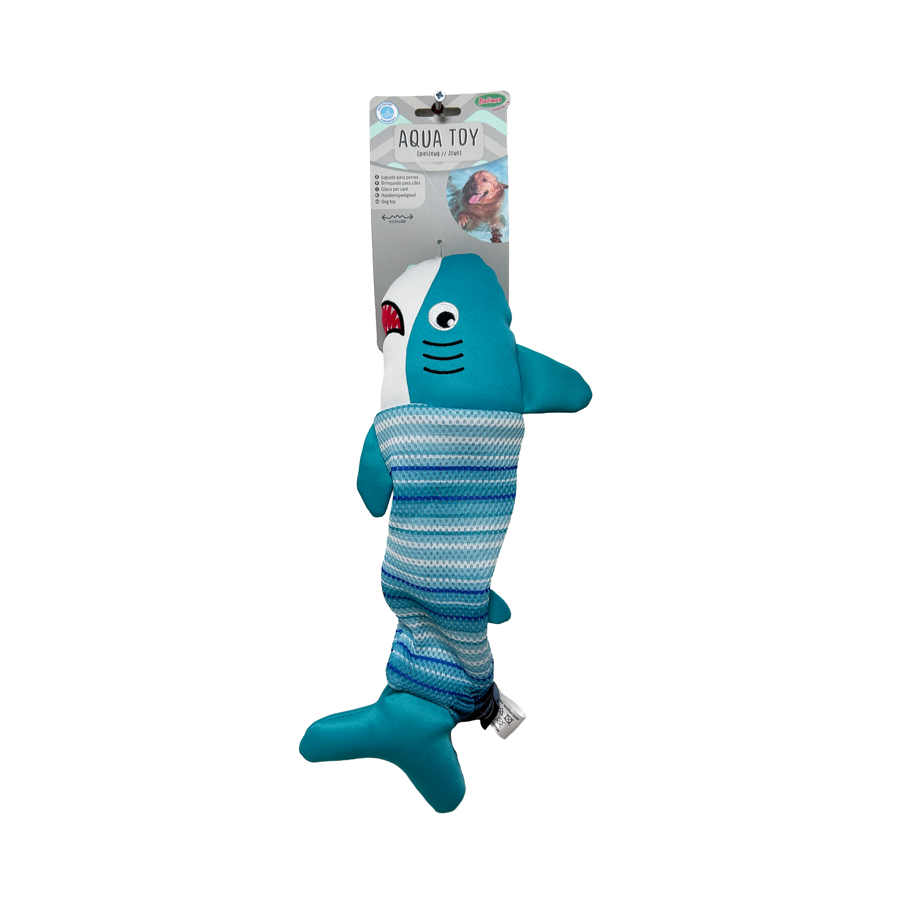 JOUET AQUATIQUE FLOTTANT POUR CHIEN BUBIMEX® - REQUIN - 32CM