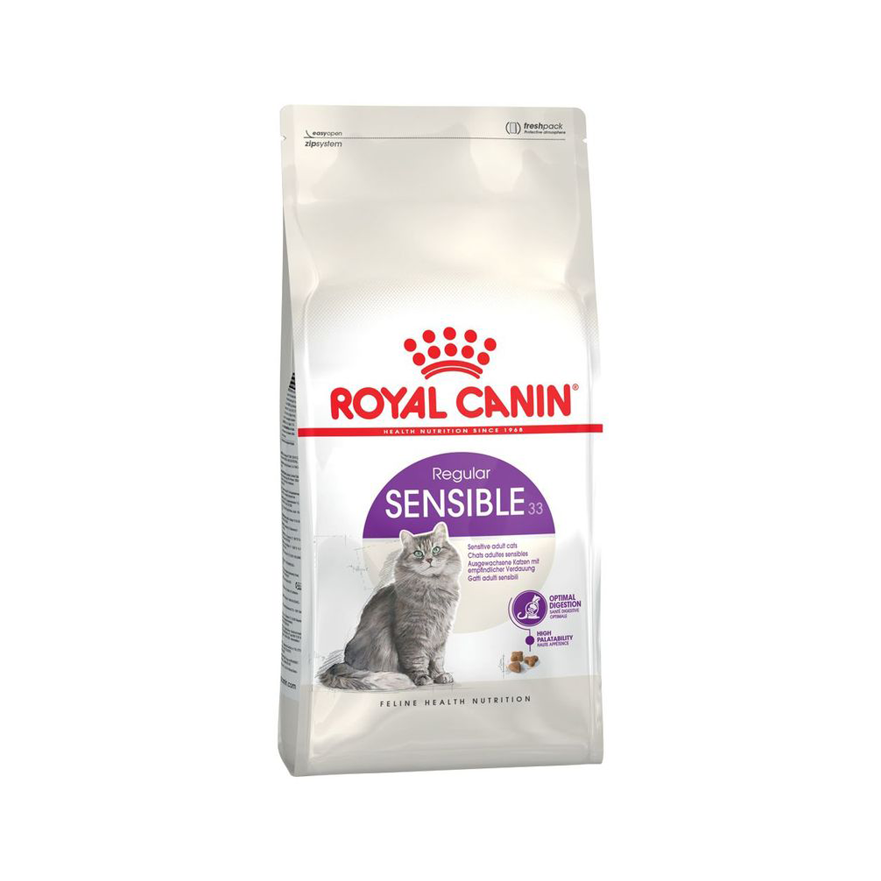 CROQUETTES CHAT ROYAL CANIN® SENSIBLE REGULAR - 10KG