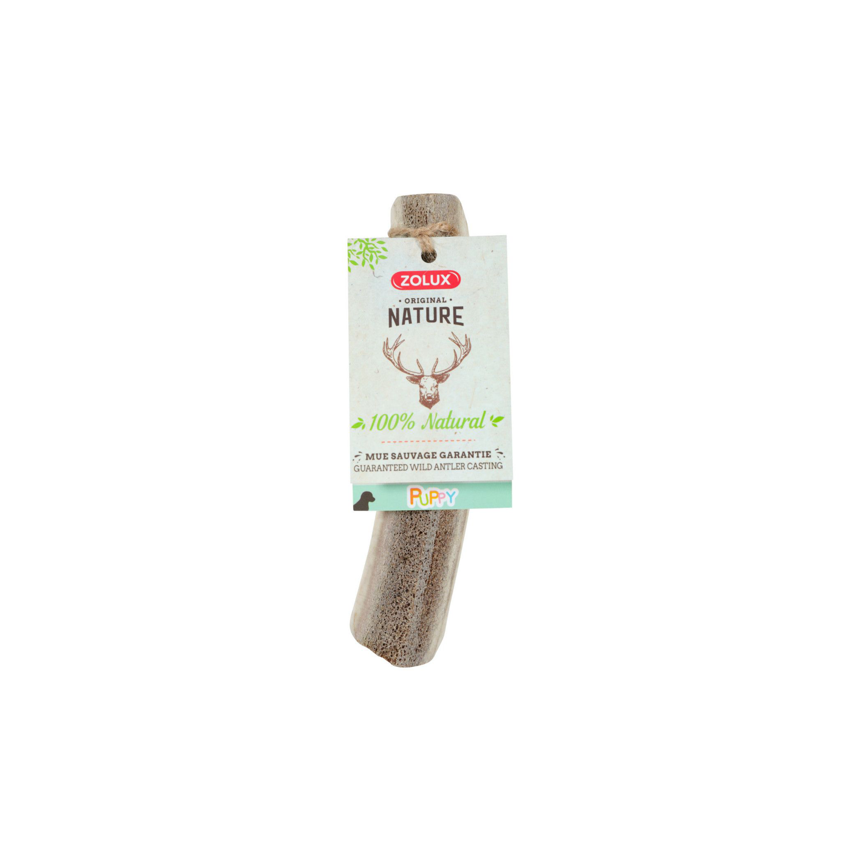 FRIANDISE POUR CHIOT EN BOIS DE CERF NATUREL ZOLUX® - PUPPY