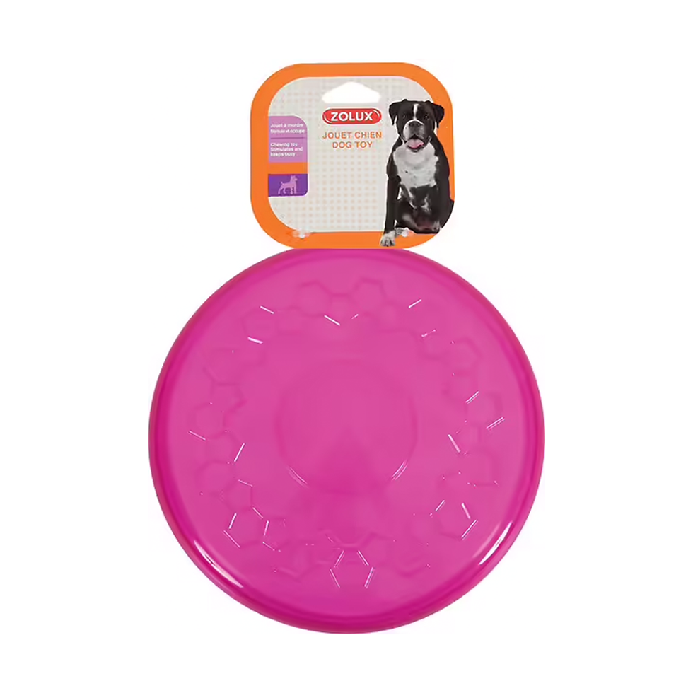 JOUET POUR CHIEN ZOLUX® FRISBEE POP FRAMBOISE - 23CM