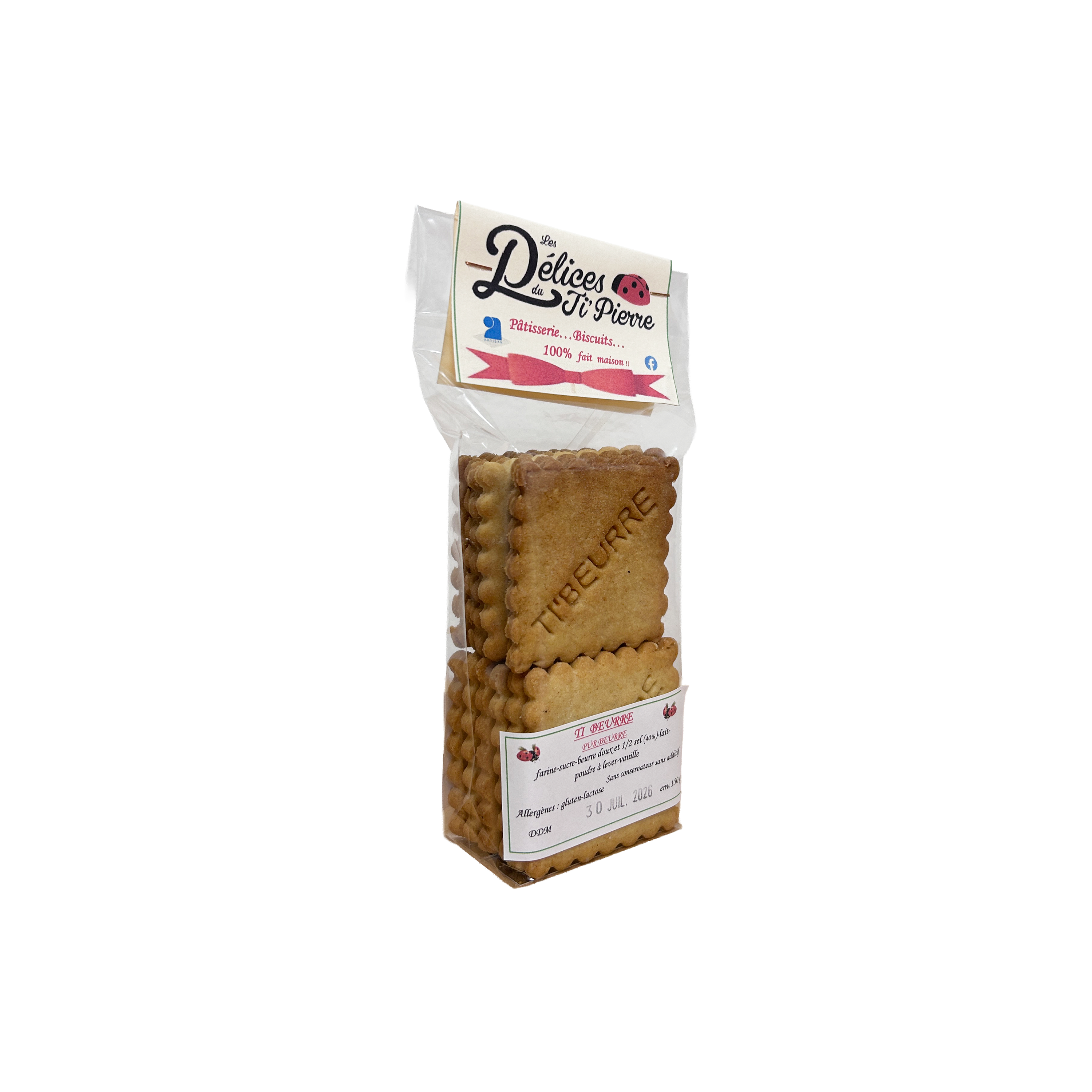 BISCUITS 'TI BEURRE' LES DÉLICES DU TI'PIERRE - 150G