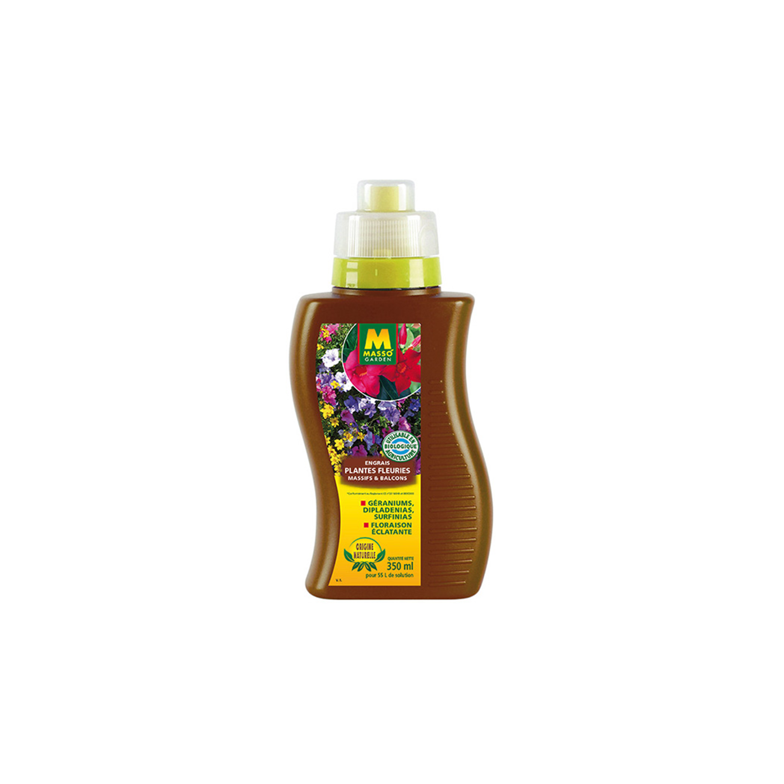 ENGRAIS LIQUIDE PLANTES FLEURIES MASSO® - 350ML