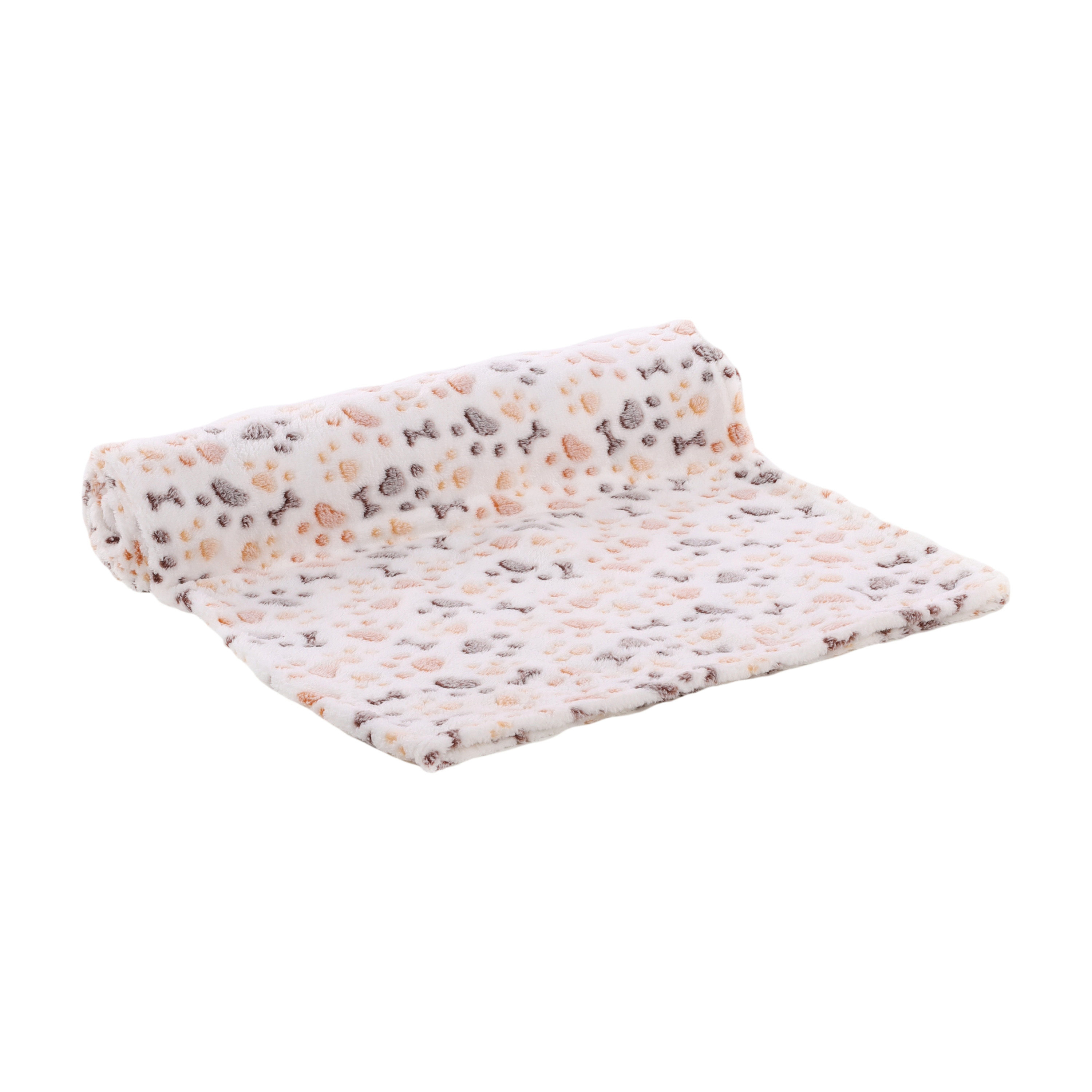 COUVERTURE KIKI BLANC FLAMINGO® - 100X150CM