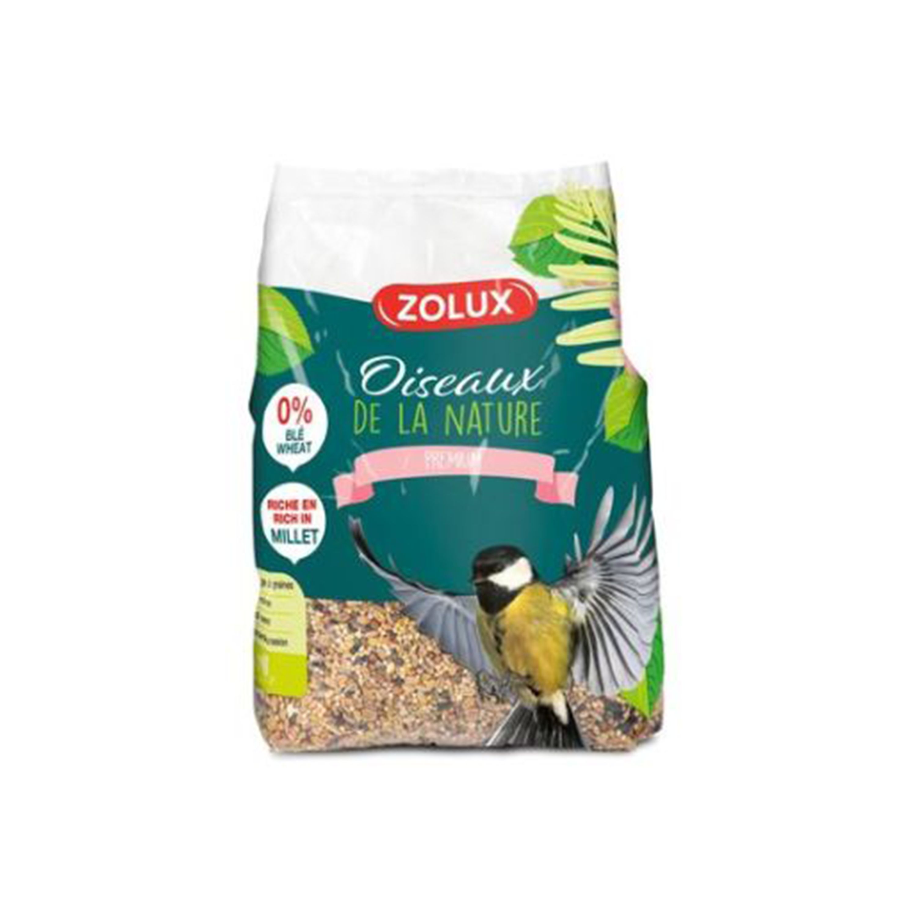 MÉLANGE POUR OISEAUX JARDIN PREMIUM - ZOLUX® - MILLET - 2,5KG