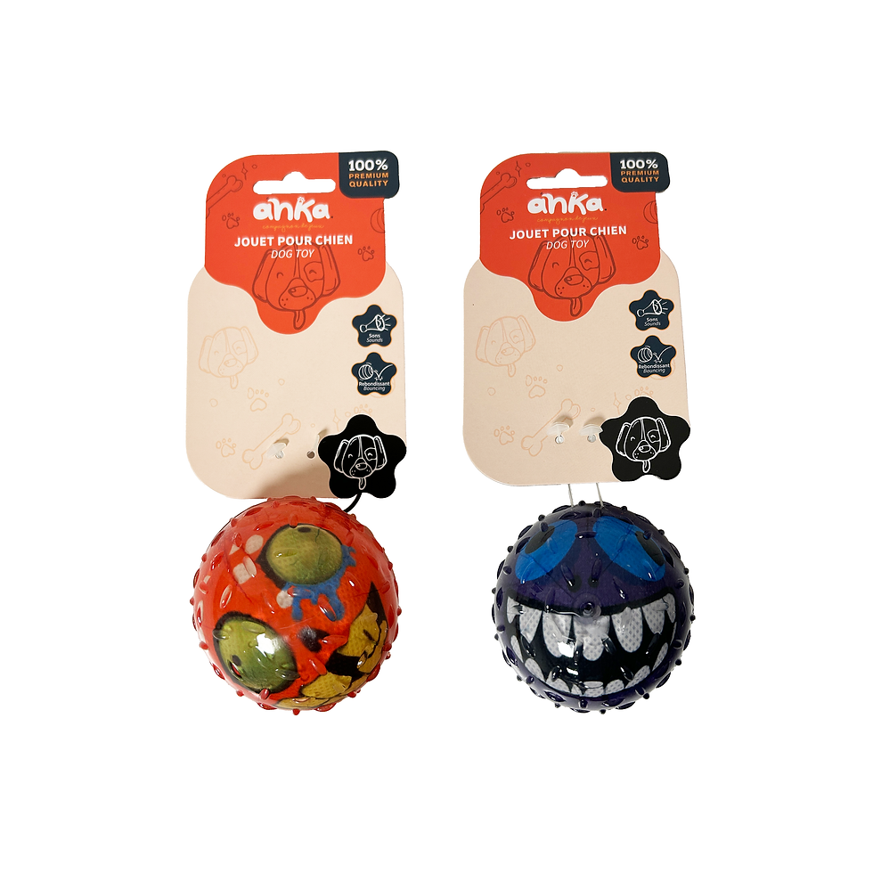 JOUET POUR CHIEN ANKA® BALLE ZOMBIZ GM - 7,5CM