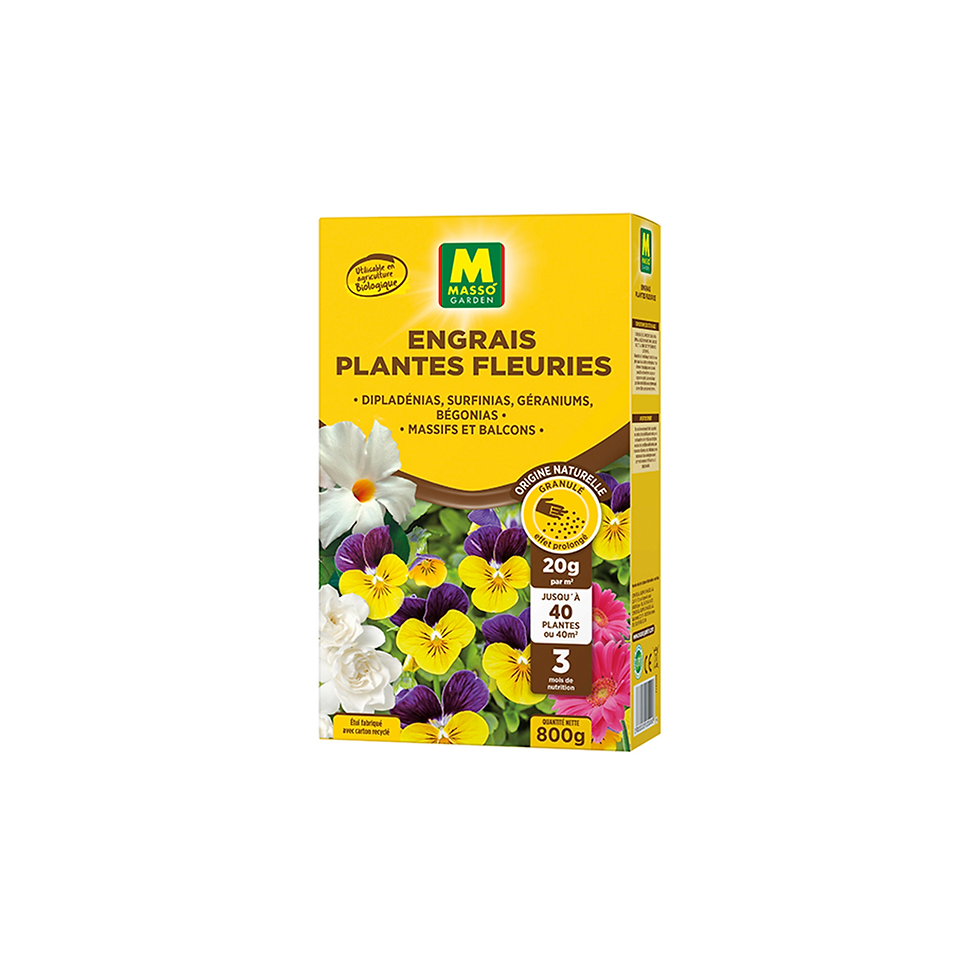 ENGRAIS PLANTES FLEURIES MASSO® - 800G