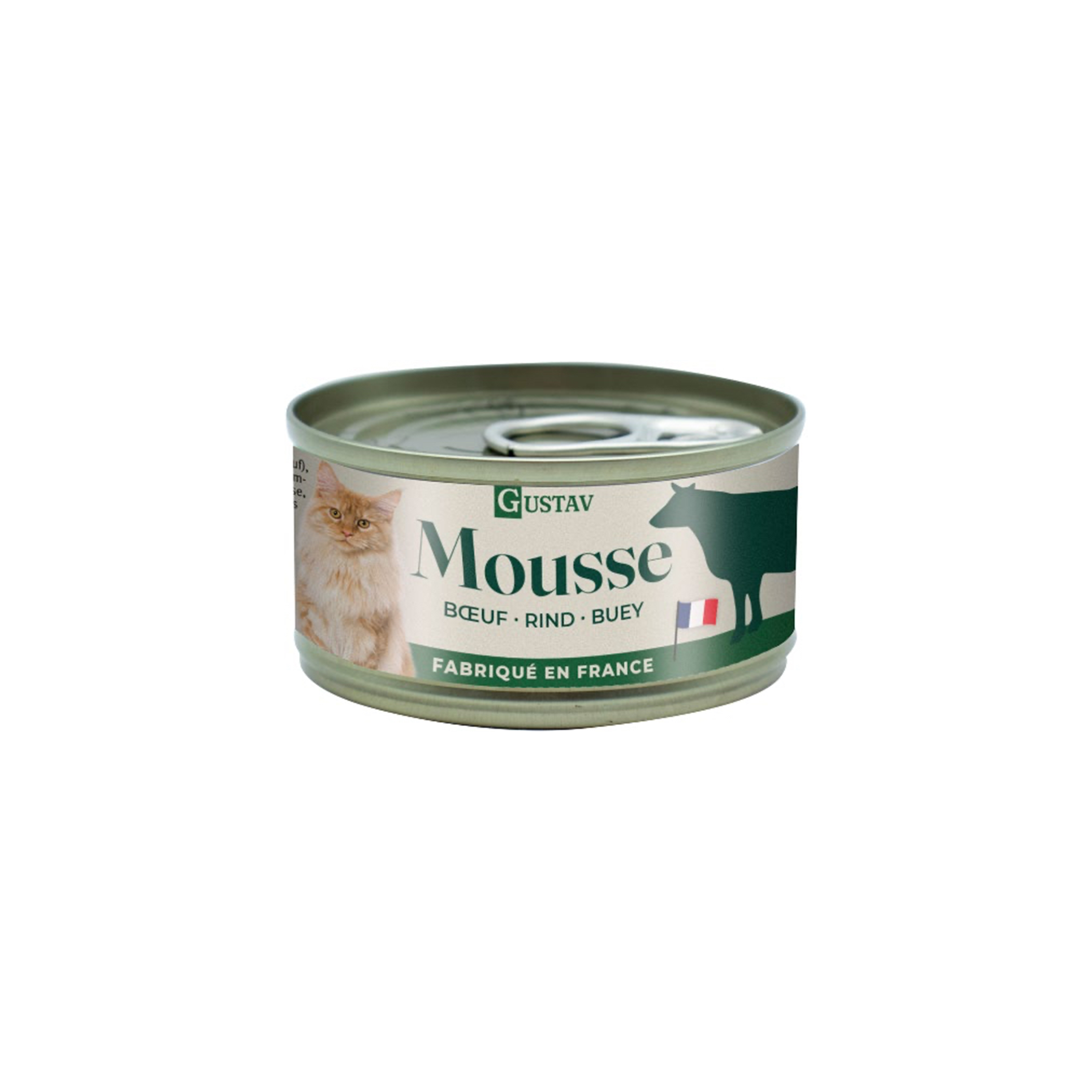 MOUSSE POUR CHAT GUSTAV - BOEUF - 85G