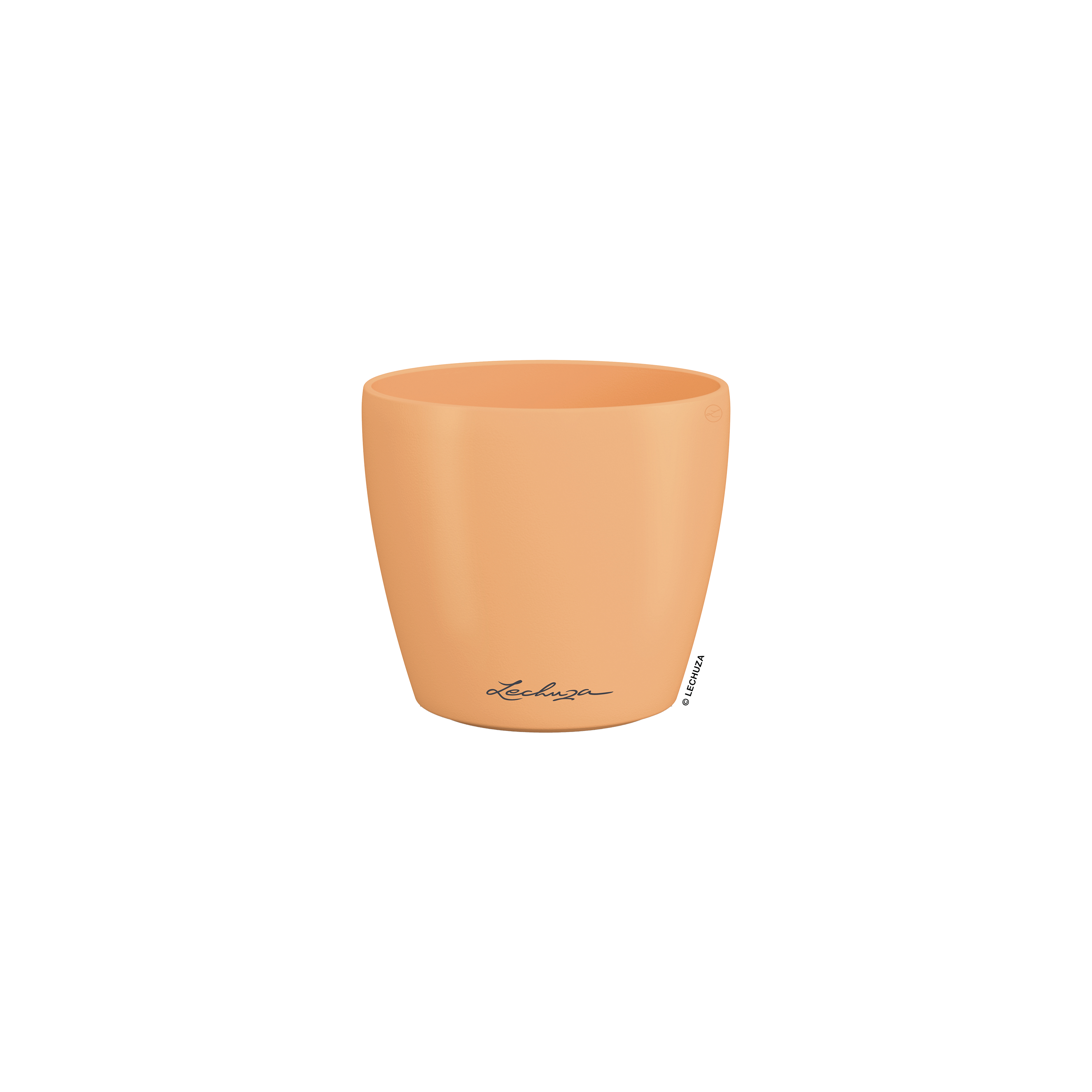 CACHE-POT CLASSICO COLOR 'SINGLE' LECHUZA® - PAPAYE - ⌀14CM