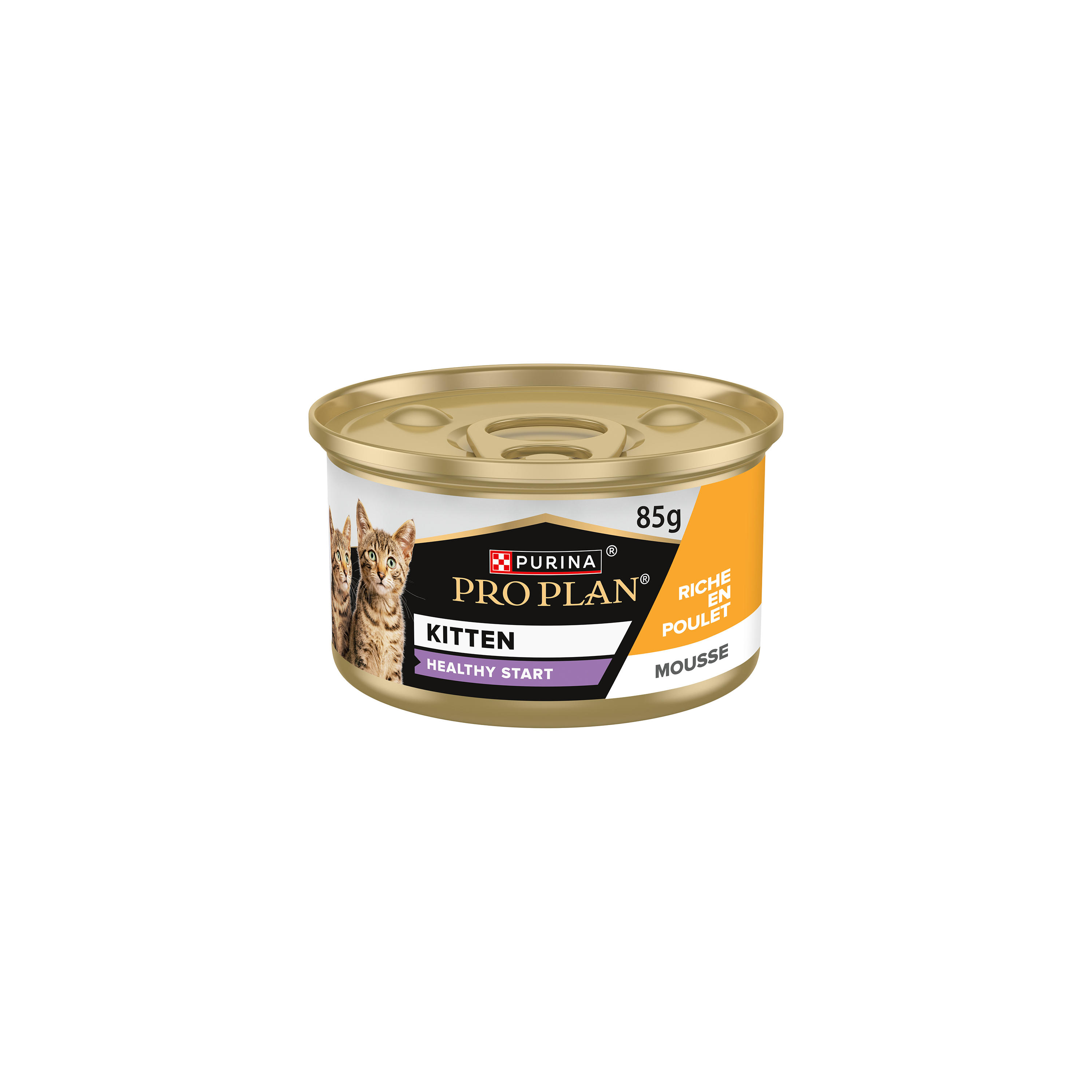 PÂTÉ POUR CHATON 'KITTEN HEALTHY START' PRO PLAN® - MOUSSE POULET - 85G