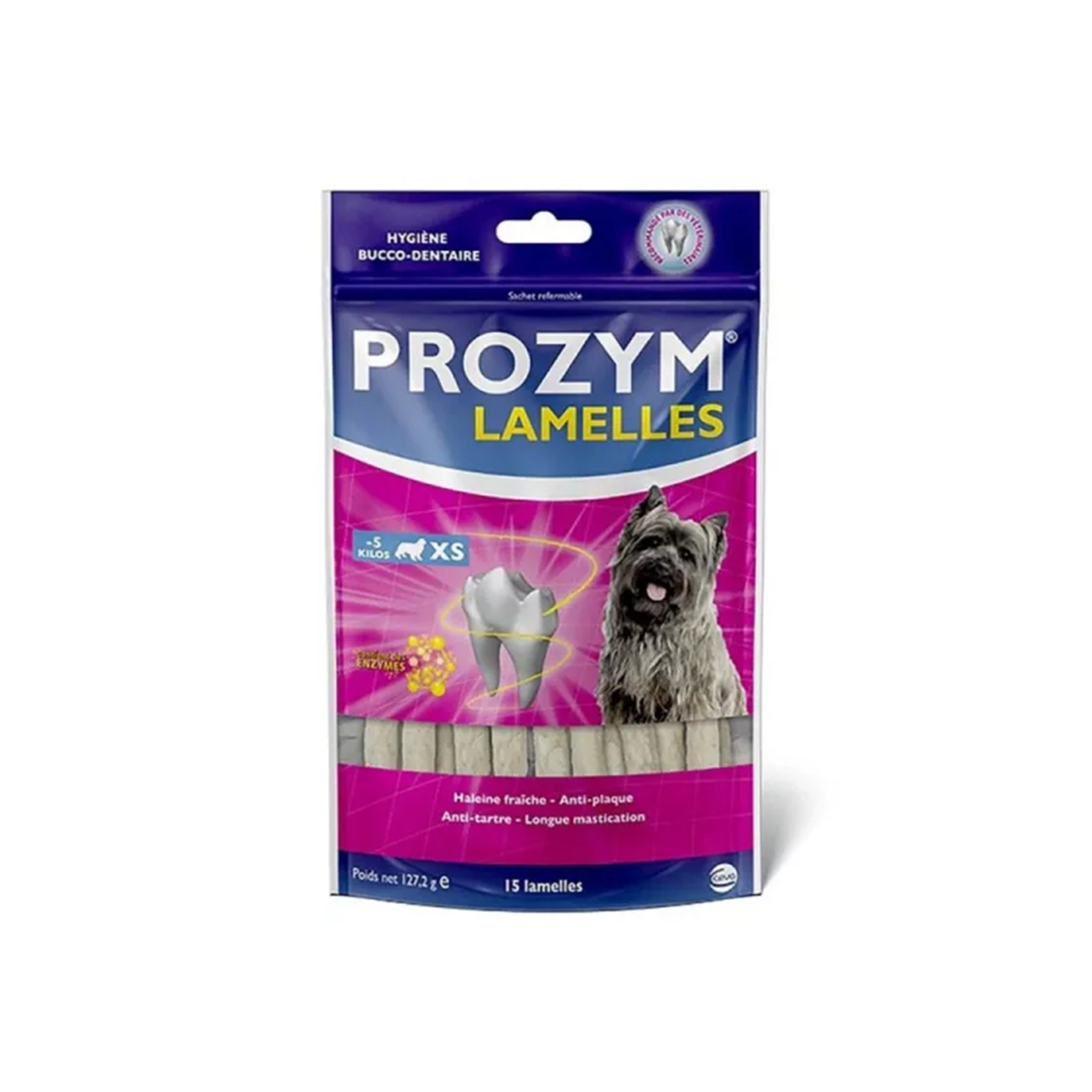 FRIANDISE POUR CHIEN PROZYM® - LAMELLES XS - x15