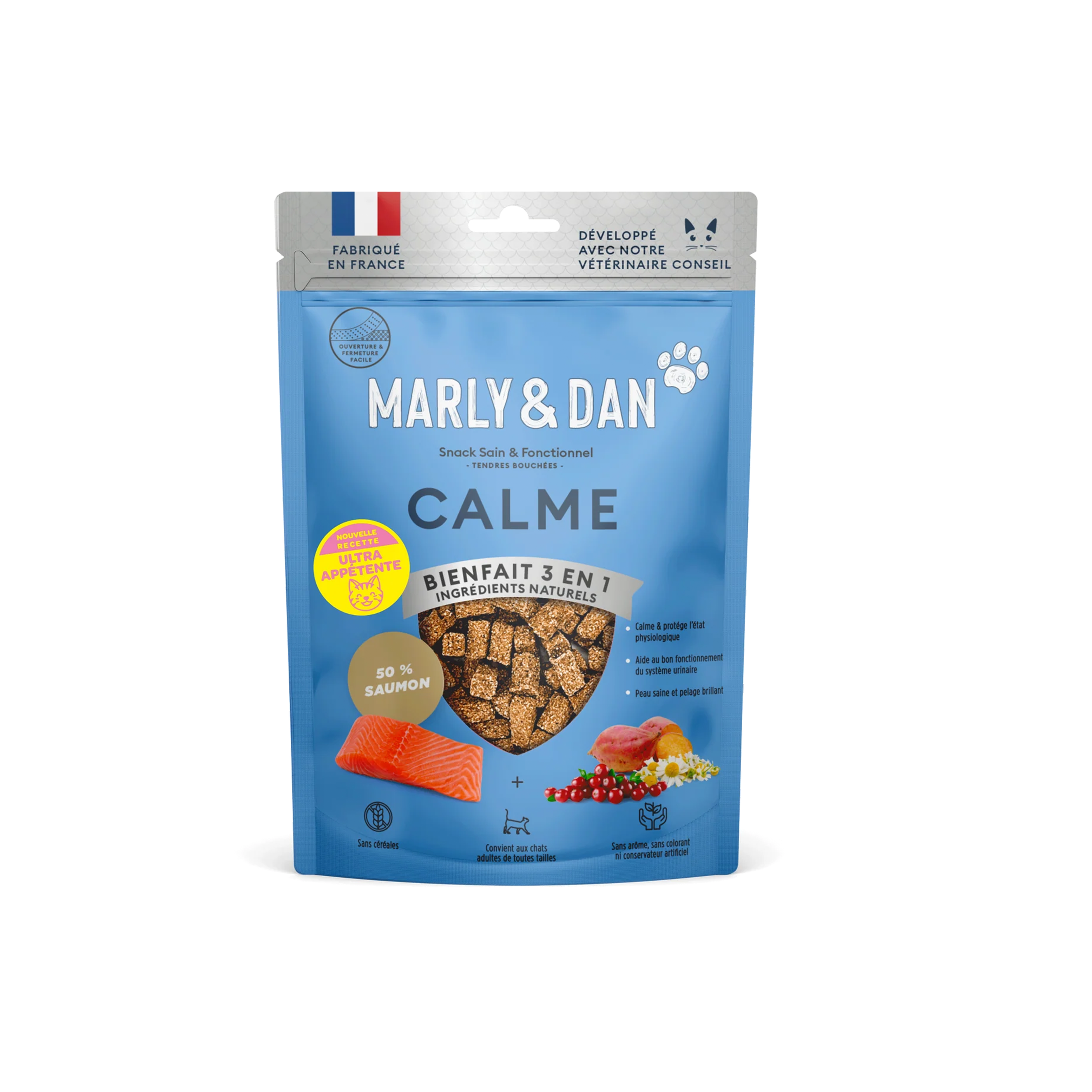 FRIANDISES POUR CHAT 'CALME' MARLY & DAN® - 40G