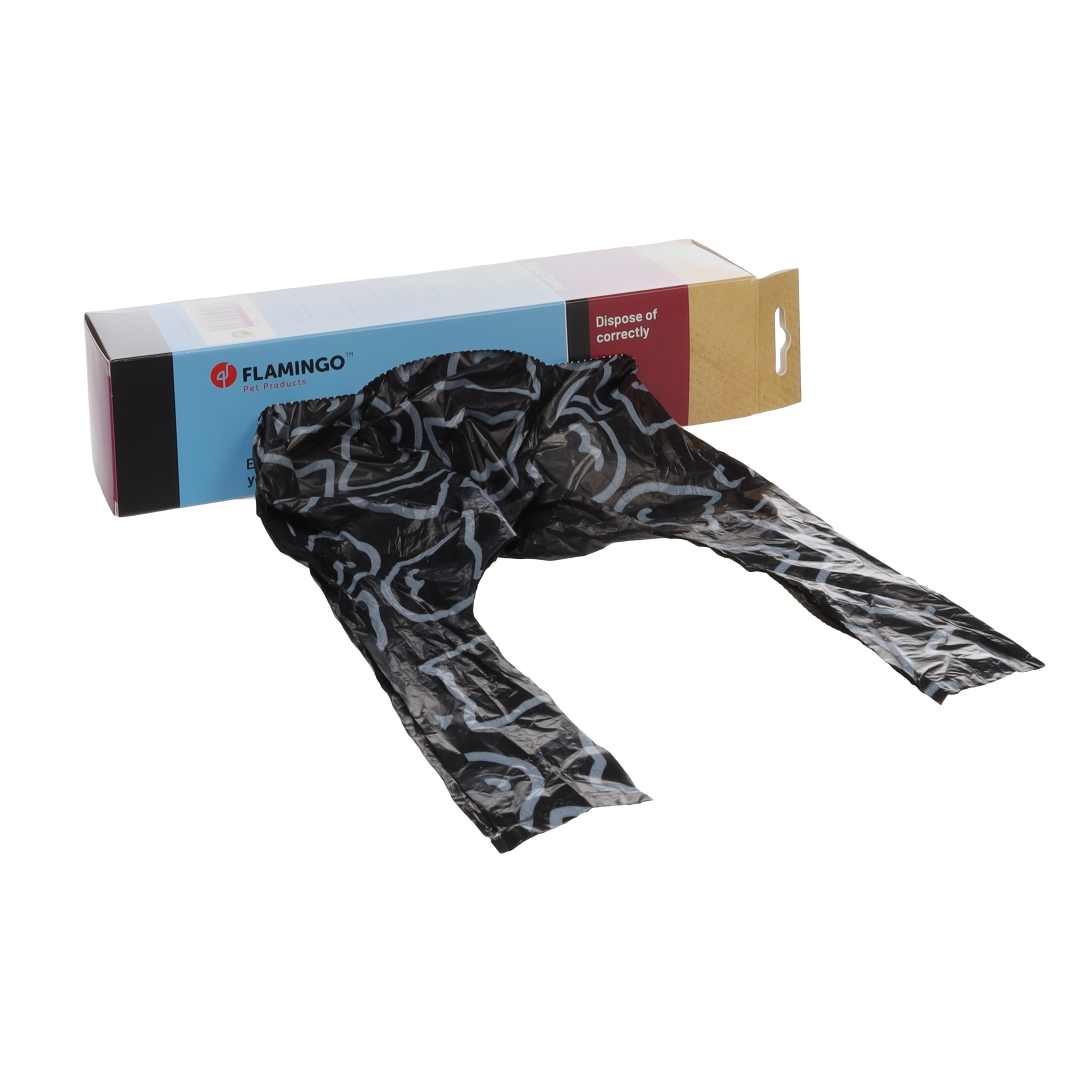 SAC POUBELLE POUR LITIÈRE CHAT FLAMINGO® - X50
