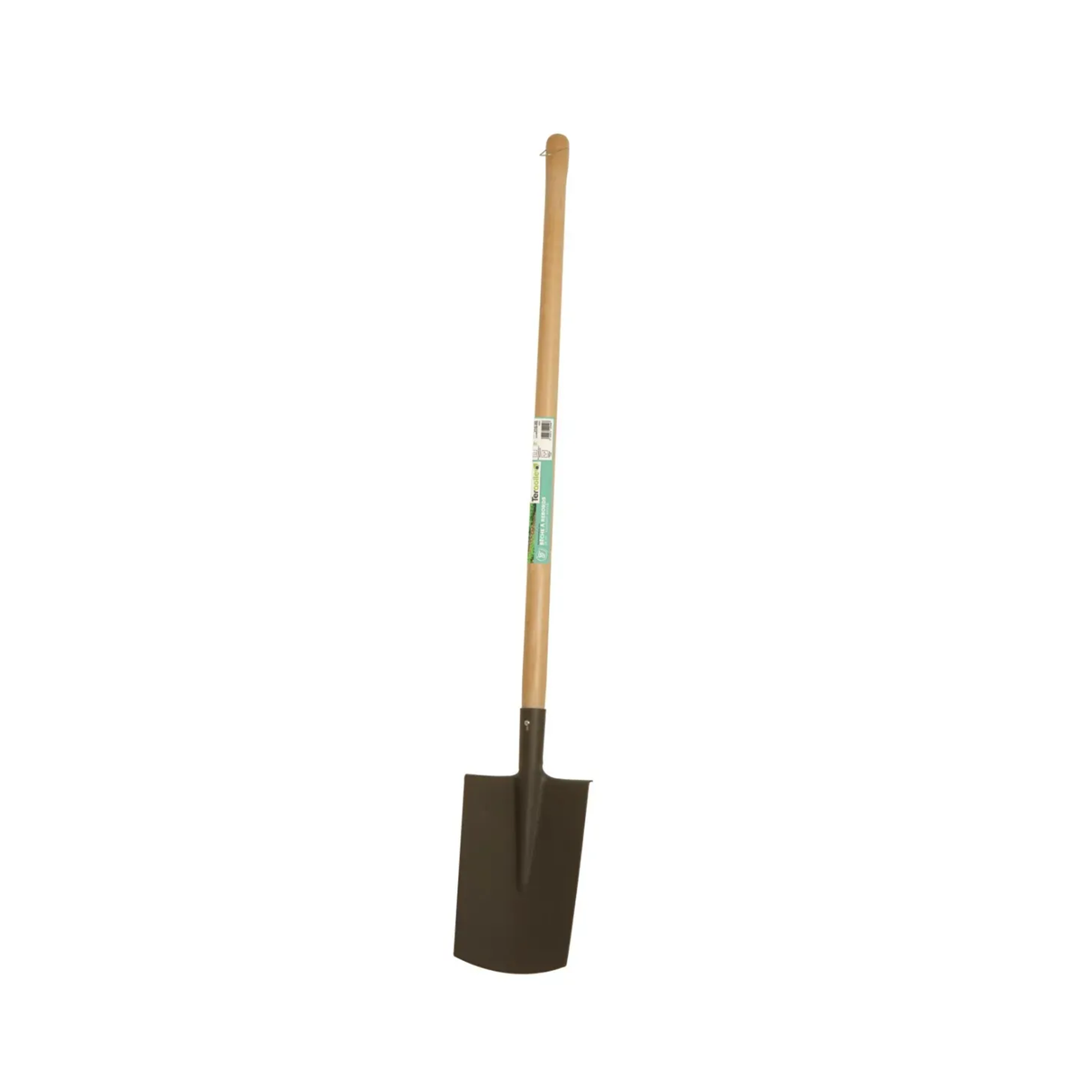 BÊCHE À REBORD MANCHE POMME TERAGILE® - 28CM - MANCHE H100CM