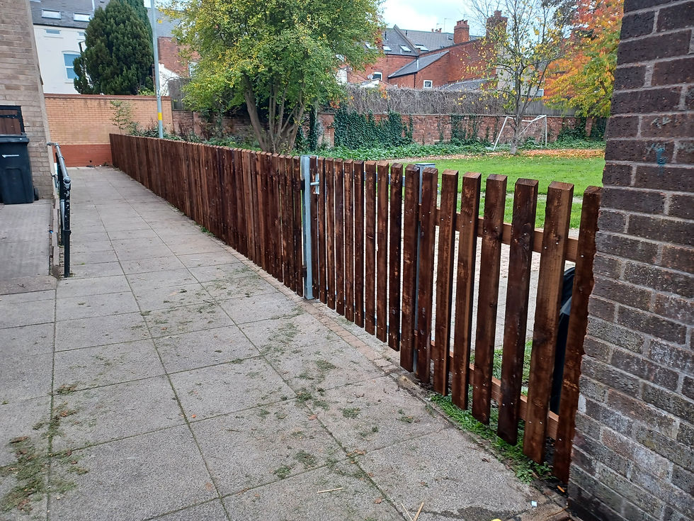 Timber Palisade Fencing A classic and safe timber fence ideal for any location, Looks great and finishes off any area. With matching. Available in 1.0m, 1.2m and 2.0m High