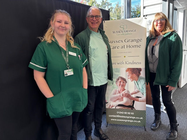 Sussex Grange community home care team managers with Norbert Gutowski