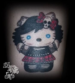 hello kitty tattoo vegas