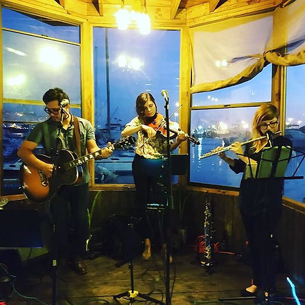 #bluenote tocando en el restaurante _mar
