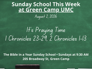 Sunday School Preview: August 2 – It’s Praying Time