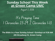 Sunday School Preview: August 2 – It’s Praying Time