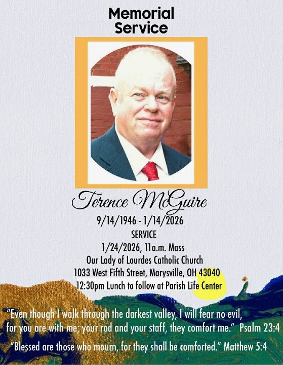 Terence McGuire Memorial Service