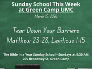 Sunday School Preview: March 15 – Tear Down Your Barriers