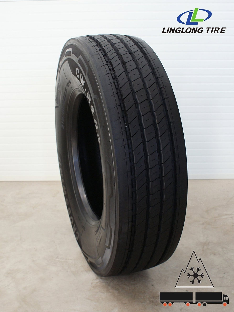 RS30 315/80R22.5 buss- & lastbilsdäck – styrdäck vinterklassat, sida