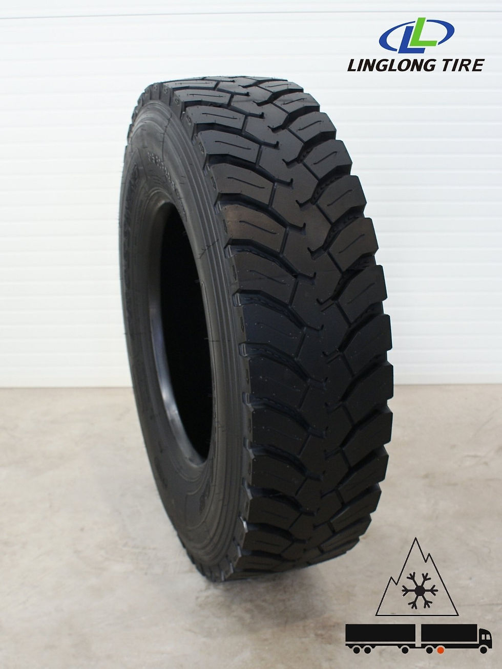 315/80R22.5 D40K lastbilsdäck – drivdäck med grovt mönster